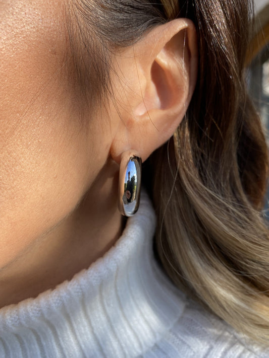 Orecchini Cerchio Bombato