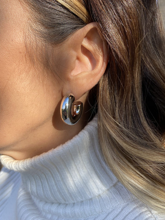 Orecchini Cerchio Bombato