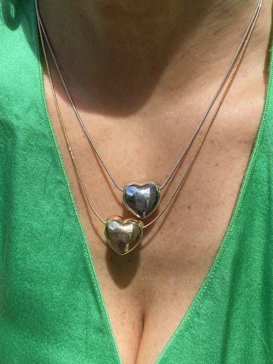 Collana Cuore Bombato