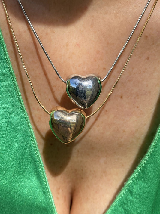Collana Cuore Bombato