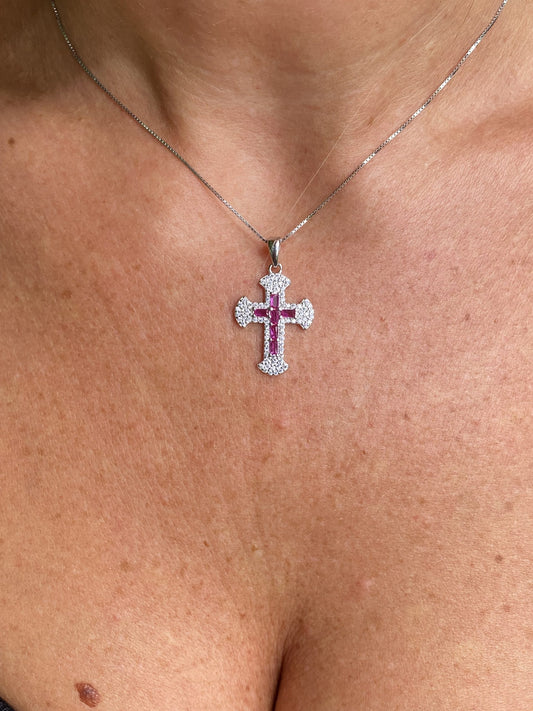 Collana Diamond Cross